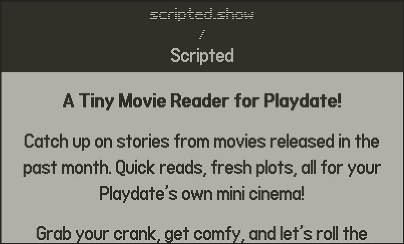 Scripted Screenshot 1